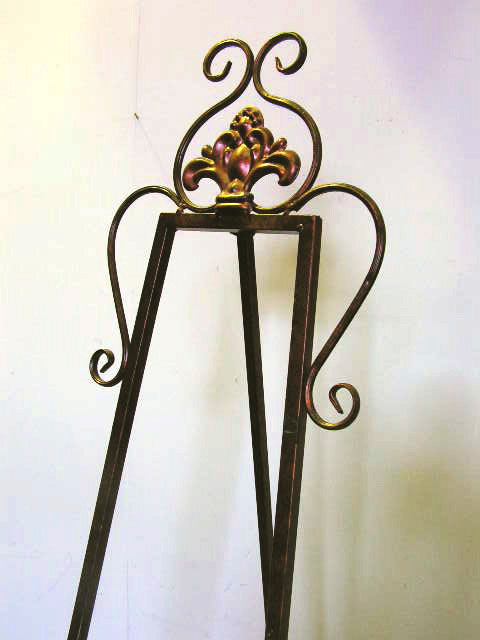 EASEL, Ornate Antique Gold 1.8m High